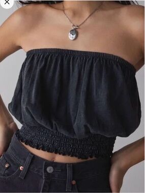 Urban Outfitters Maris Tube Top Black BNWT Size Small